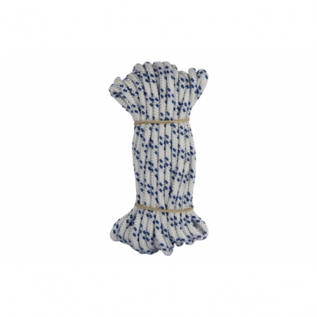 MADEJA CUERDA TRENZADA POLI 10MM 10M BLANCO