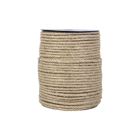 CUERDA SISAL 4 CABOS 12 MM 100 MTS NATURAL