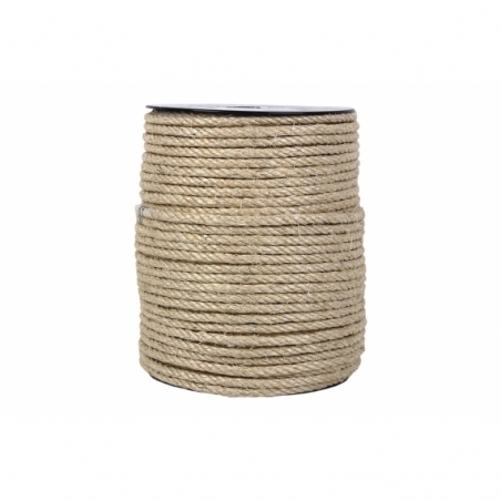 CUERDA SISAL 4 CABOS 12 MM 100 MTS NATURAL