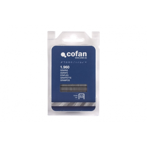 BLISTER DE GRAPAS 53/6MM (1.960 PCS)