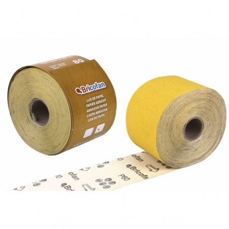 ROLLO LIJA DE PAPEL 100 X 25 M. G.180