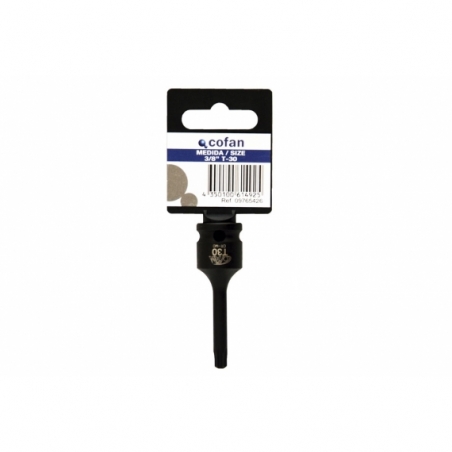 VASO IMPACTO 3/8 TORX MACHO T-15