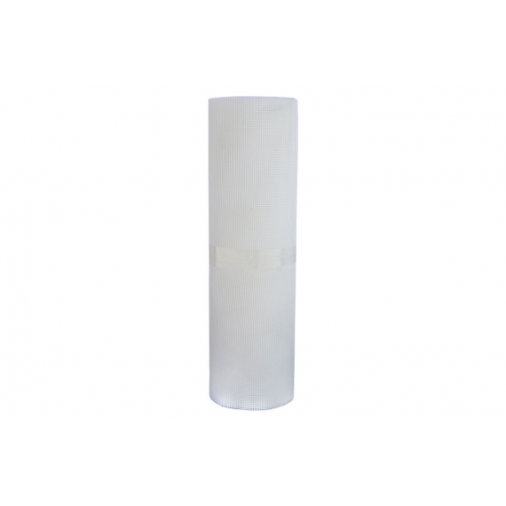 MALLA PLAST. CUADRADA JARDIN 5mm BLANCO 1x25m