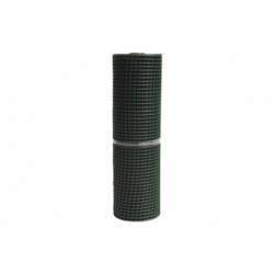 MALLA PLAST. CUADRADA JARDIN 20mm VERDE 1x25m