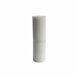 MALLA PLAST. CUADRADA JARDIN 20mm BLANCO 1x25m