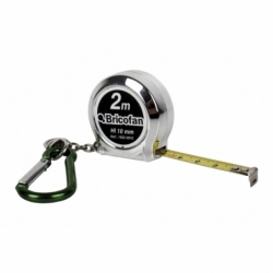 FLEXÓMETRO METAL+MOSQUETÓN 10MM X 2 MTS