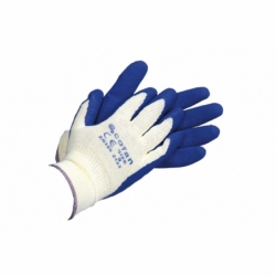 GUANTE LATEX RUGOSO AZUL TALLA 10