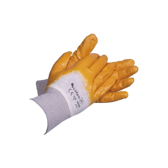 GUANTES NITRILO AMARILLO T-10