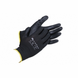 BLISTER G. 100%  POLIEST.  IMPREG. PU NEGRO T-10 venta unitaria