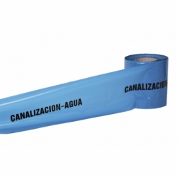 CINTA BALIZ. CANALIZACION AGUA 150MMX250MTS