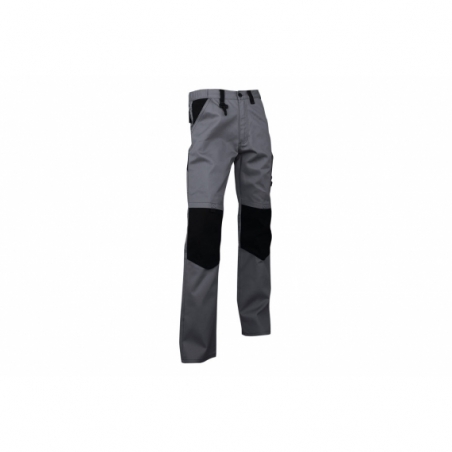 PANTALON TRABAJO LENOIR  280gms/m GRIS-NEGRO T-60