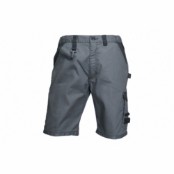 BERMUDAS DE TRABAJO POULSEN 280gms/m GRIS-NEGRO T-38