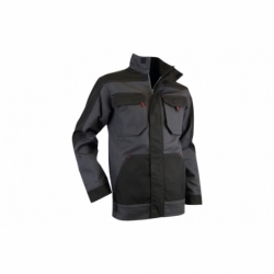 CHAQUETA TRABAJO GALILEO 300gms/m GRIS-NEGRO T-S