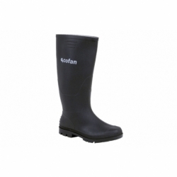BOTA ALTA DE AGUA PVC NEGRA TALLA 49