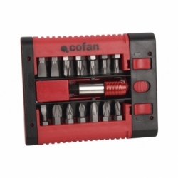 SET PUNTAS ADAPTADOR PH, PZ, TORX, SL  (15 pcs.)