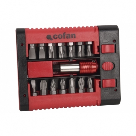 SET PUNTAS ADAPTADOR PH, PZ, TORX, SL  (15 pcs.)
