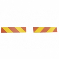 CONJUNTO 2 PLACAS DE REMOLQUE DE POLIEST. 56,5X14
