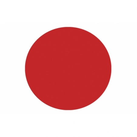 CIRCULO ADHESIVO ROJO 150 mm PARA CRISTAL