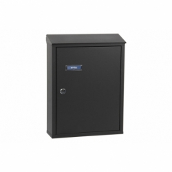BUZÓN CORREO EXTERIOR NEGRO MOD.POST 385x290x100mm