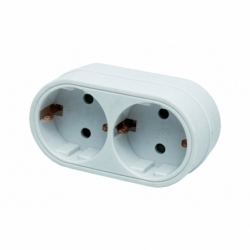 ADAPTADOR 2 VIAS FRONTAL SCHUKO (3.500w)