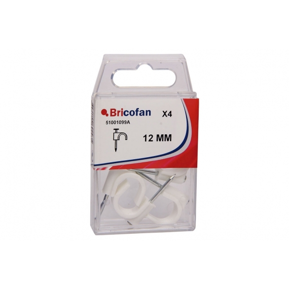BL 4 UDS GRAPA PLASTICA REDONDO 12MM