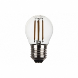 BOMBILLA LED ESFERICA FILAMENTO E27 4W 470LM 2700K