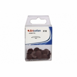 BL 18 UDS TAPON TORNILLO MADERA MARRÓN