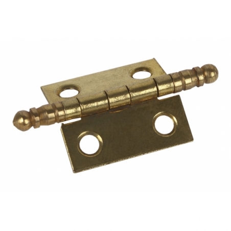 2 UDS BISAGRA HIERRO LATON FIN ALTO 35 X 30