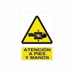 SEÑAL ADHESIVA 210X148 MM.