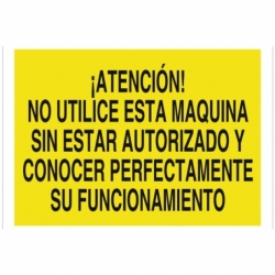SEÑAL POLIESTIRENO 297X210