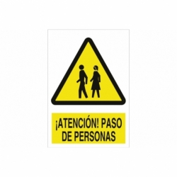 SEÑAL ADHESIVA 210X148 MM.
