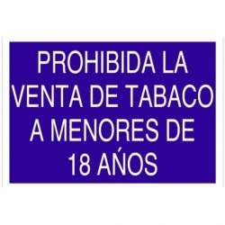 SEÑAL POLIESTIRENO 210X148MM.