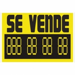 SEÑAL POLIESTIRENO 420X297MM.