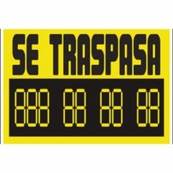 SEÑAL POLIESTIRENO 297X210MM.