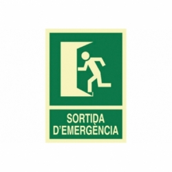 SEÑAL LUMINISCENTE 420X297MM.