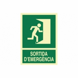 SEÑAL LUMINISCENTE 420X297MM.