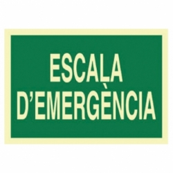 SEÑAL LUMINISCENTE 420X297MM.