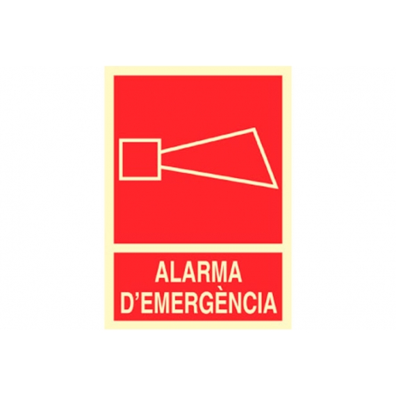 SEÑAL LUMINISCENTE 297X210MM.