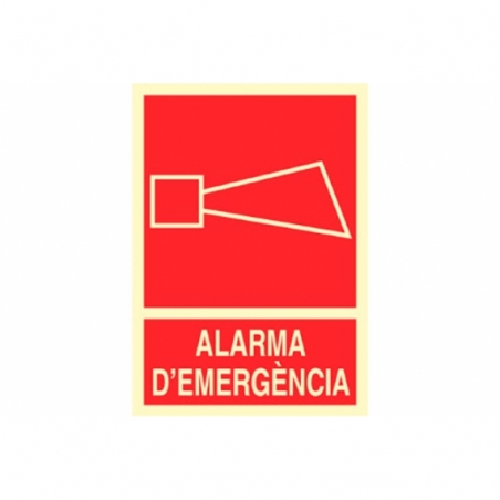 SEÑAL LUMINISCENTE 297X210MM.