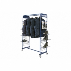 EXPOSITOR C/RUEDAS PARA ROPA Y CALZADO
