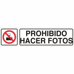 SEÑAL GLASSPACK ADHESIVA 250X62mm.