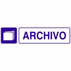 SEÑAL GLASSPACK ADHESIVA 250X62mm.