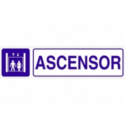 SEÑAL GLASSPACK ADHESIVA 250X62mm.