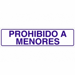SEÑAL GLASSPACK ADHESIVA 250X62MM.