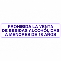SEÑAL GLASSPACK ADHESIVA 250X62MM.