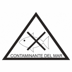 SEÑAL ADHESIVA MAT. PELIGROSAS 105X90