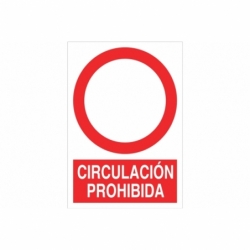 SEÑAL POLIESTIRENO 297X210MM.