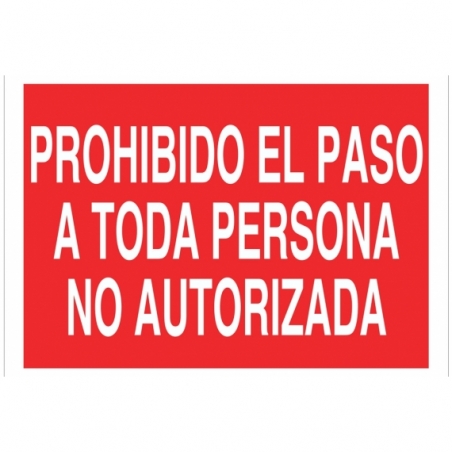 SEÑAL POLIESTIRENO 420X297MM