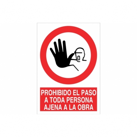 SEÑAL POLIESTIRENO 210X148MM