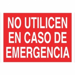 SEÑAL LUMINISCENTE 297X210MM.